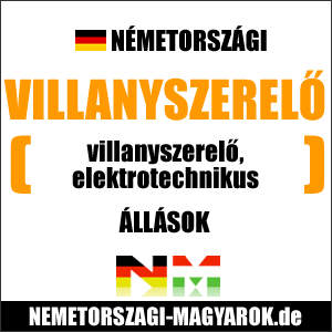 Villanyszerelő állások Németországban. Németországi villanyszerelő munka.