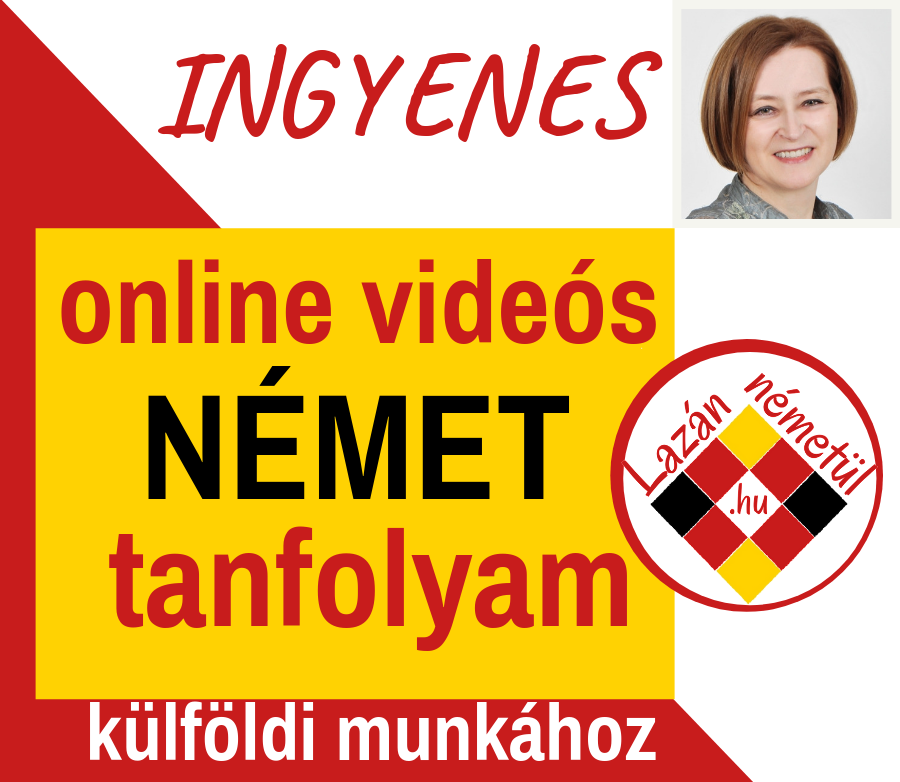 INGYENES online videós NÉMET tanfolyam külföldi munkához